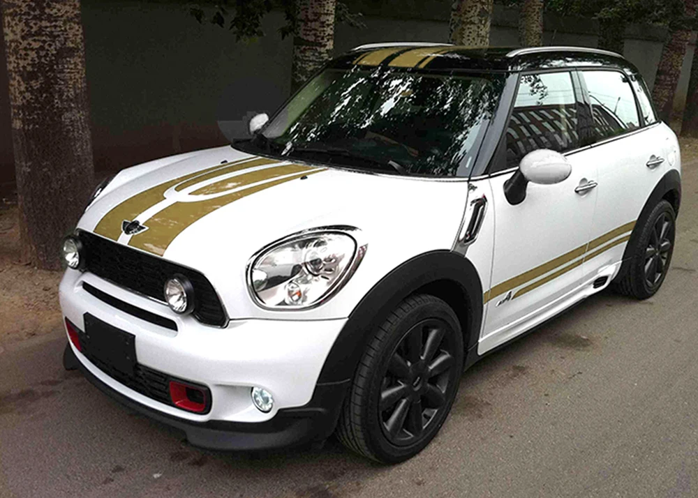 Капот автомобиля наклейки на капот полосы наклейка для Mini Cooper S JCW R55 R56 R60 R61 F54 F55 F56 F57 F60 аксессуары для земляков
