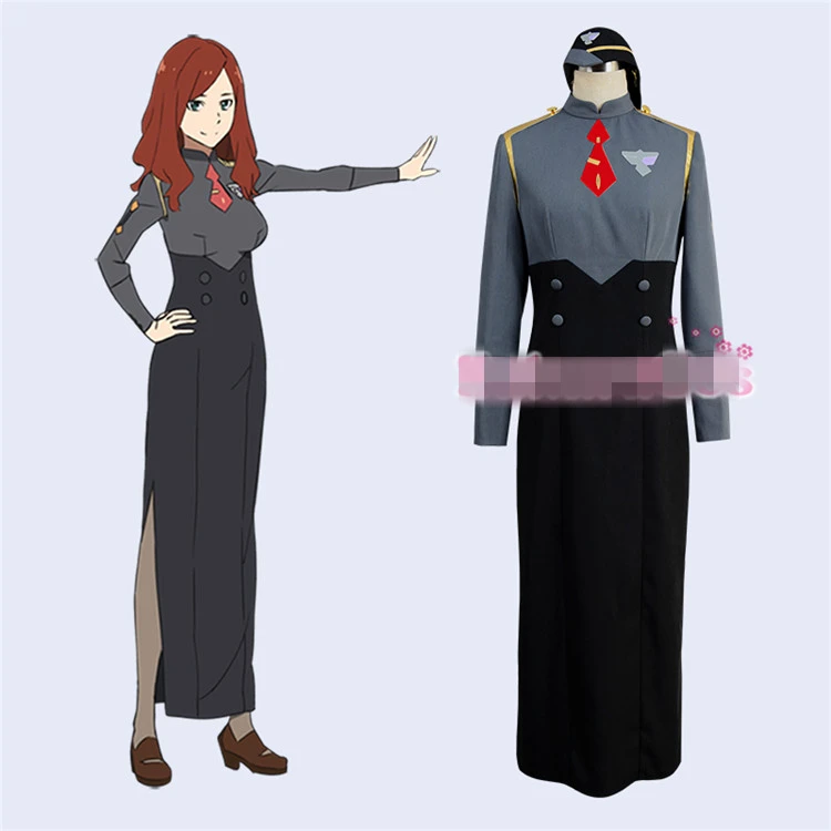 

DARLING in the FRANXX Nana Cosplay Costume maneger nana dress cap