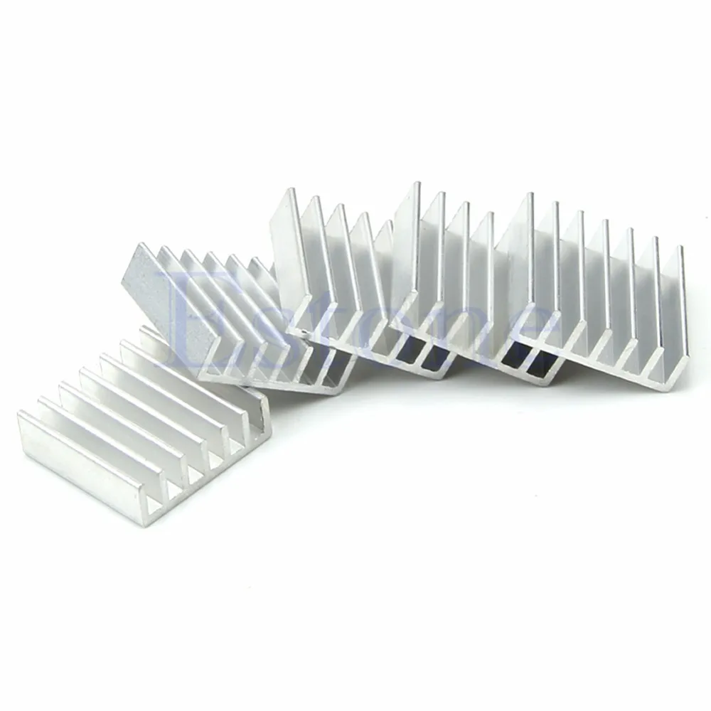 5 шт./компл. 20*20*6 мм высококачественный алюминиевый теплоотвод для LED Power Memory Chip IC