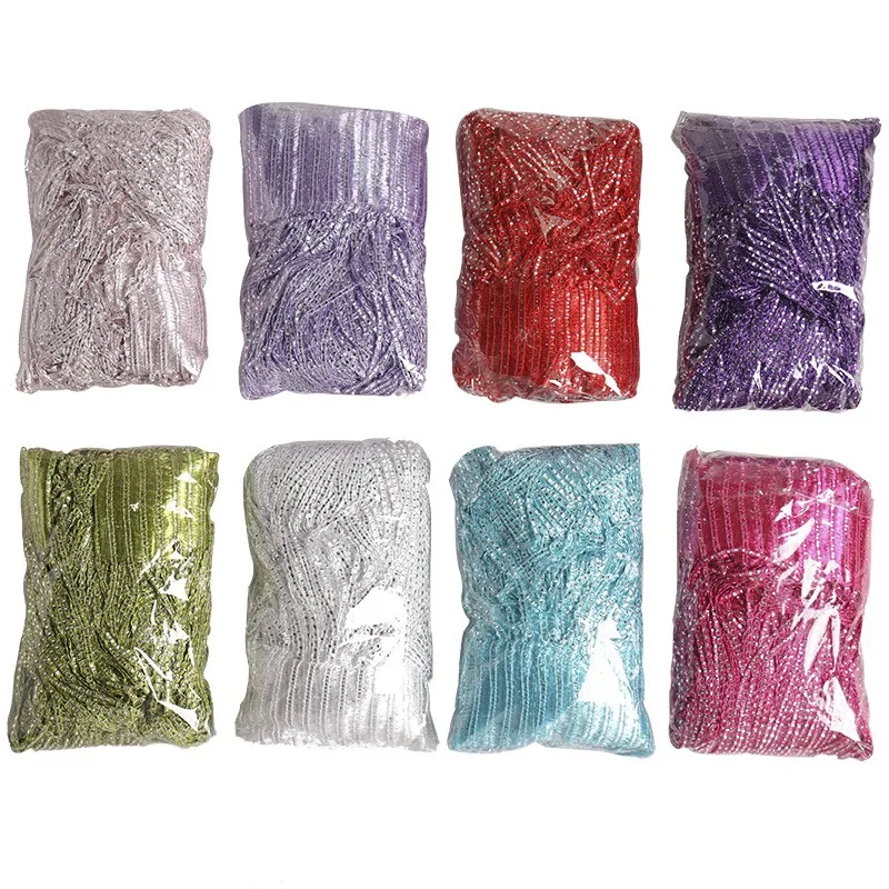 100 шт. оптовая продажа Блестящая серебряная строка разделитель прозрачная