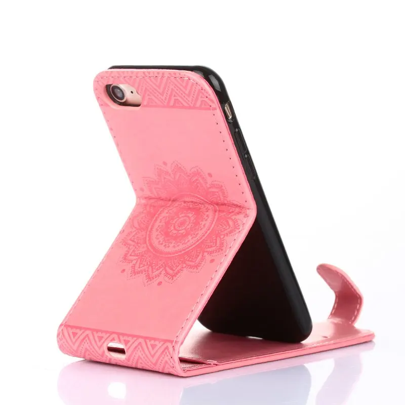 Кожаный флип-чехол для iPhone 5S 5 S SE 5se, Вертикальный флип-чехол для телефона, Мандала крышка Etui Hoesjes Coque Capa Capinhas Para Carcasas
