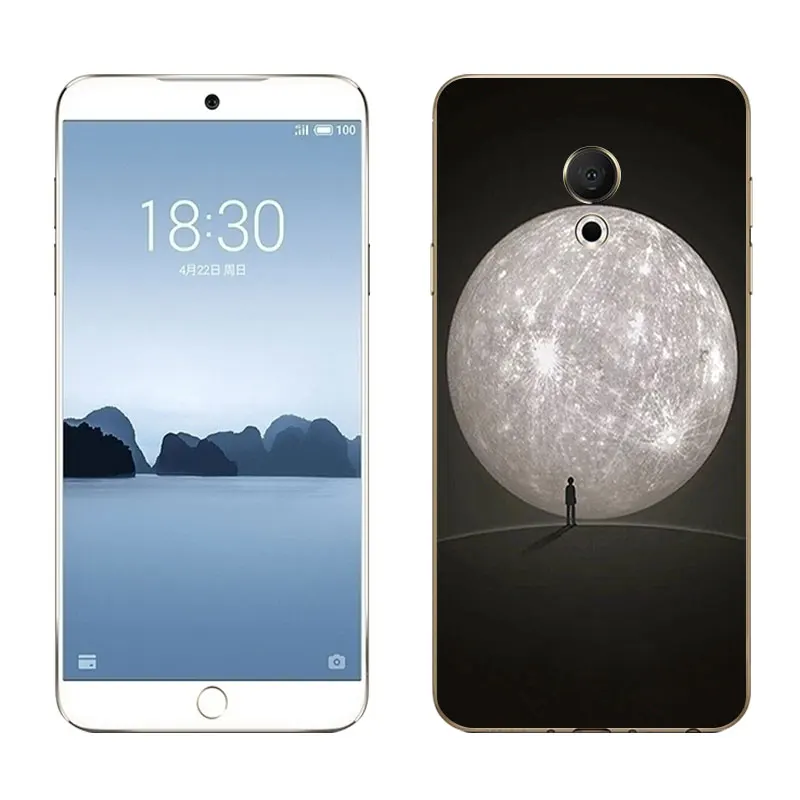 Прозрачный тонкий мягкий чехол из ТПУ для Meizu 15 Lite M15 диагональ 5 46 дюйма защитный с