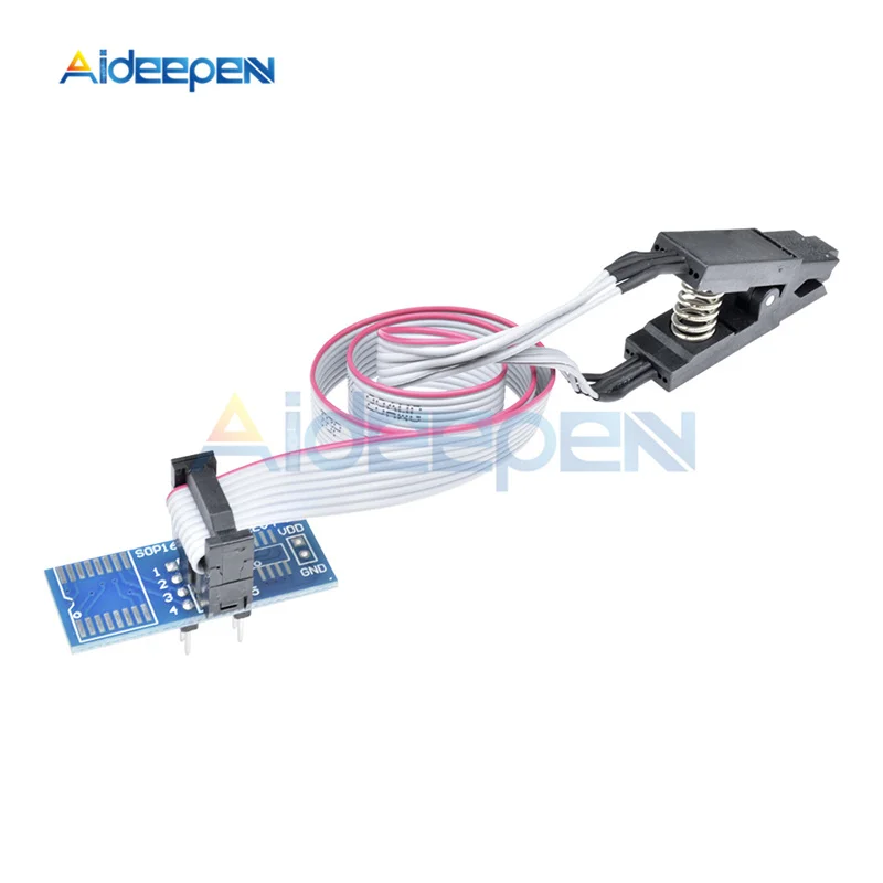 Программируемый Модуль SOIC8 SOP8 зажим для тестирования форматов микросхема разъем