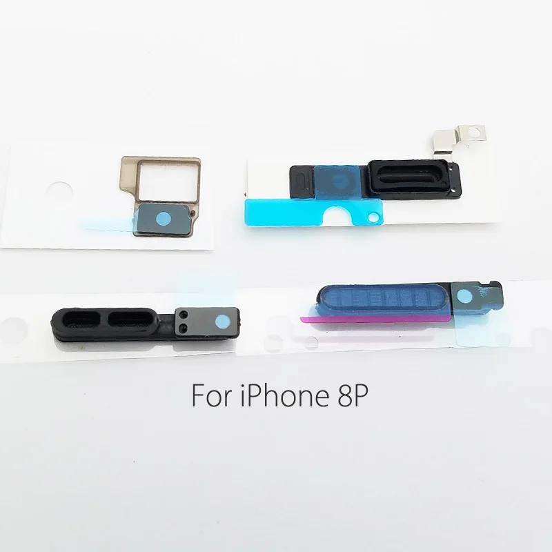 For iPhone 8P Aocarmo, полный набор, пылезащитная сетка, динамик, громкий динамик, микрофон, сетка с клеем для iPhone 5, 5S, 6, 6 P, 6 S, 6SP, 7, P, 8, 8P X - Цвет: For iPhone 8P