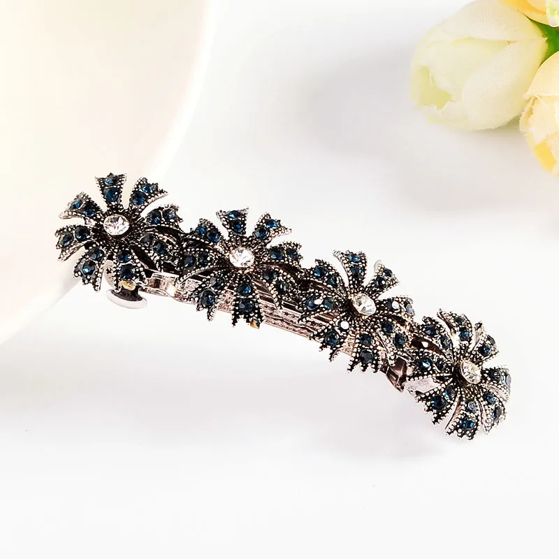 Женские металлические заколки для волос с подсолнухом EASYA Винтажные