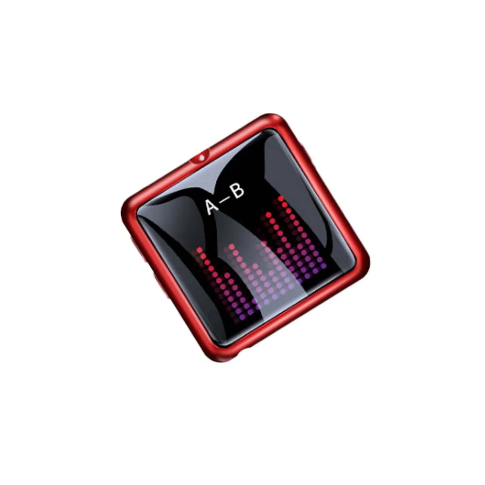 JINSERTA, сенсорный экран, MP3 плеер, Bluetooth 4,1, диктофон, HIFI музыкальный плеер, Mp3, портативный, USB, металл, TF карта, FM, видео, мини - Цвет: red