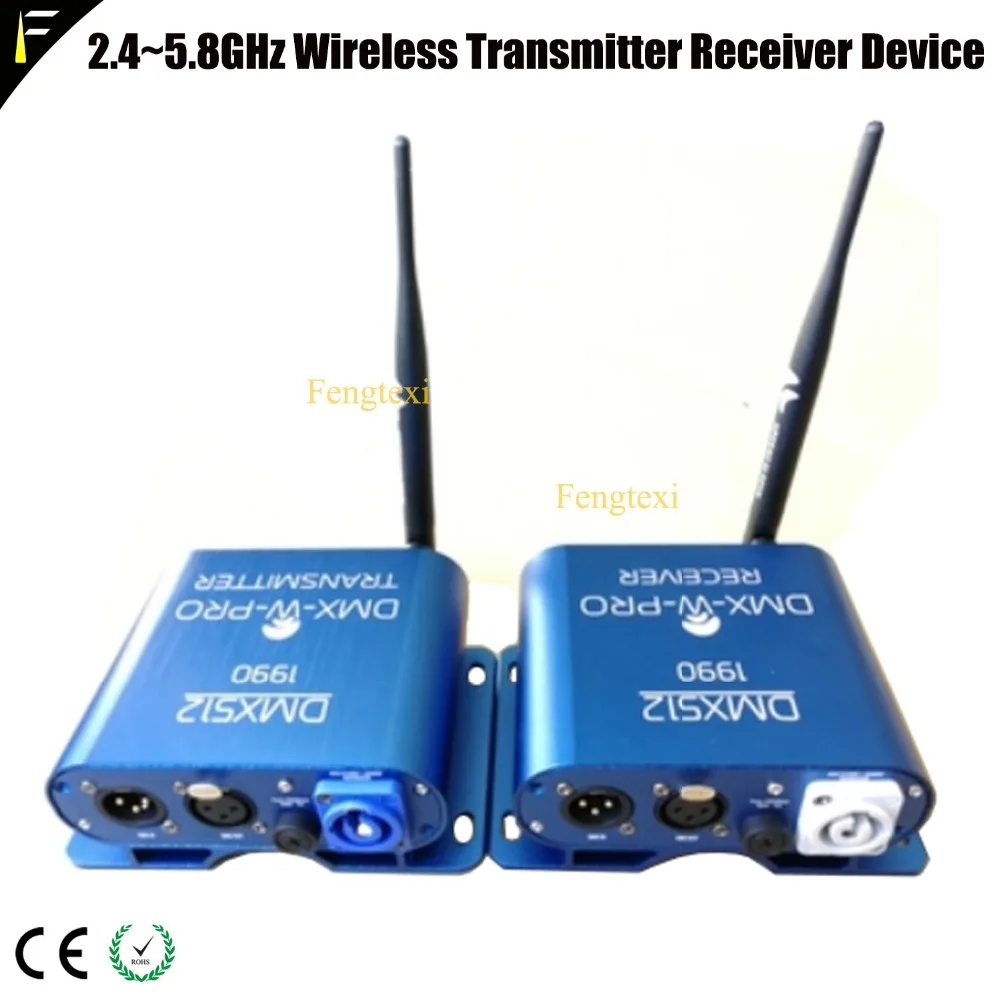 Профессиональный Сценический светильник DMX 512 2,4 ГГц/5,8 ГГц RDM Сигнал беспроводной приемопередатчик приемник беспроводной передатчик DMX пульт дистанционного управления