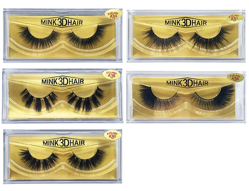 Mangodot Eyelash 3D Mink Lashes Luxury Hand Made Mink Eyelashes Thick Volume Upper Lashes Cruelty Free Mink False Eyelashes