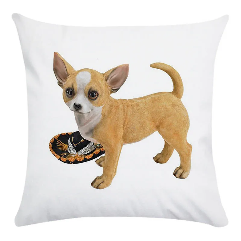 Пёс из мультфильма Cushio Квадратные наволочки для подушек Животные печатных