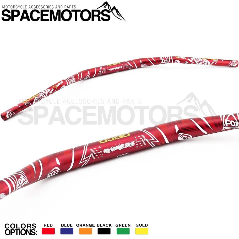 Руль для мотоцикла Red fox fat 28 мм 1 1/8 дюйма fmx motard supermoto ttr250 XR XRF CR mrcrf 80 125 230 250 400 600|handlebar