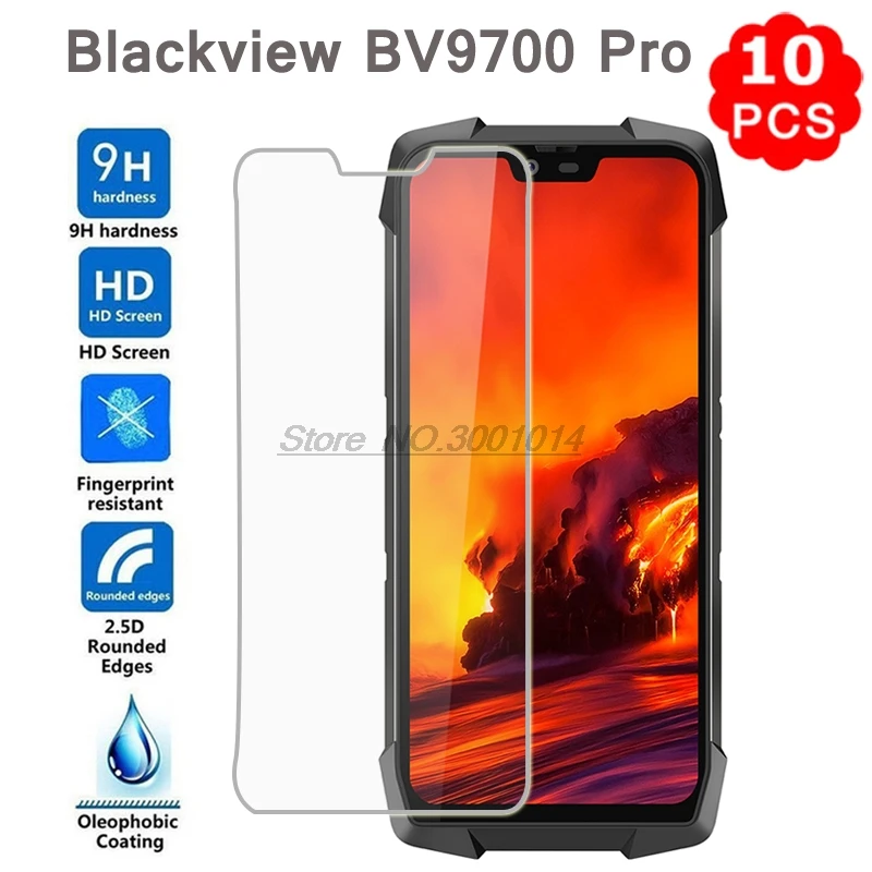 10 шт. закаленное стекло для Blackview BV9700 Pro Взрывозащищенная защитная пленка экрана ^