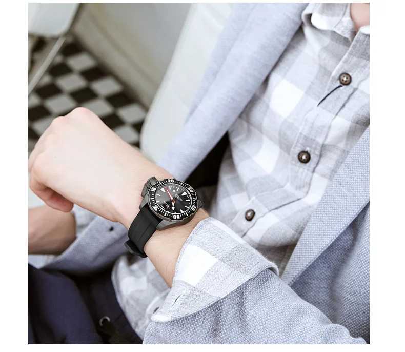 Обновленная версия Geya Miyota мужские часы Submariner Diver RLX мужские часы светящиеся сапфировые автоматические механические наручные часы