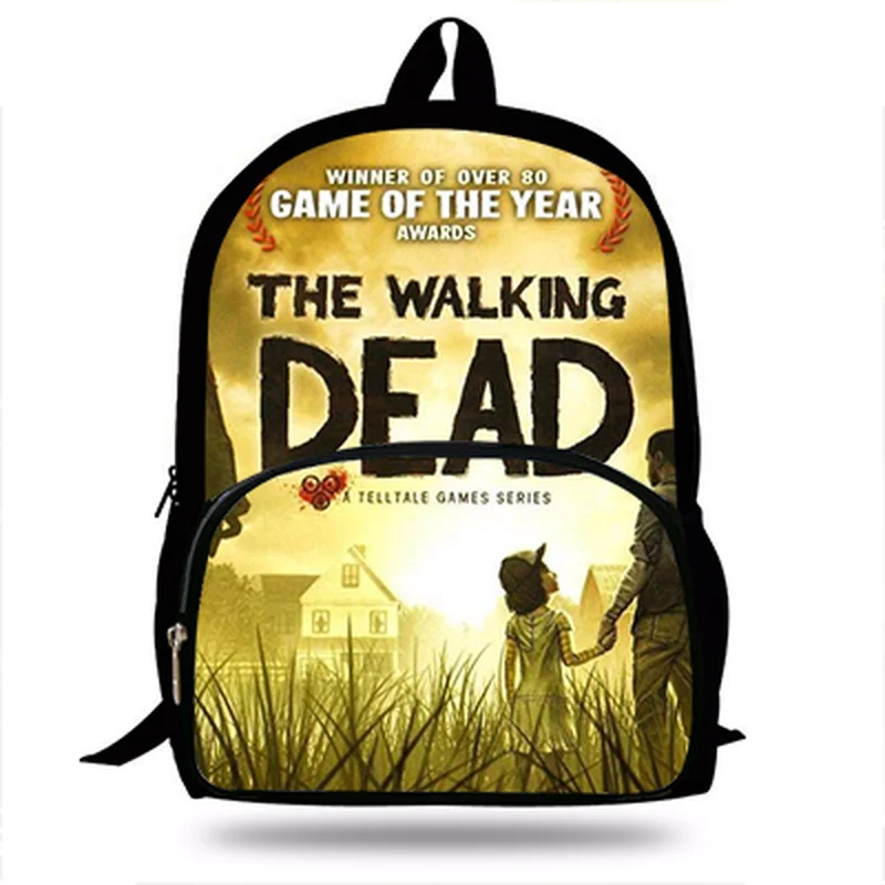 Хит продаж 16 дюймовый рюкзак Mochila The Walking Dead с утиным пухом для подростков детские