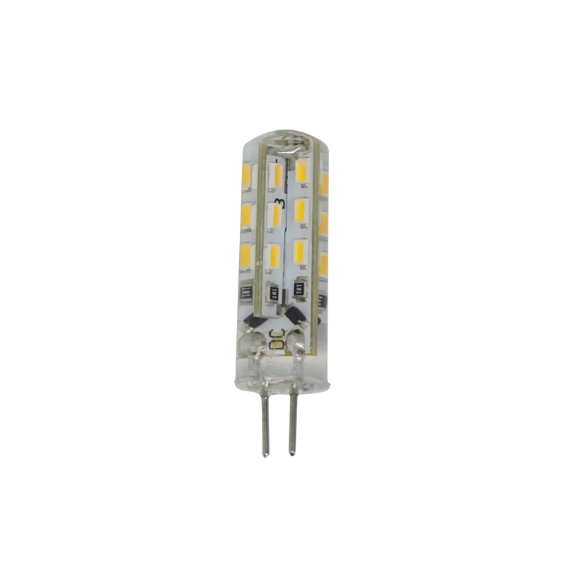 SZYOUMY 50 шт./лот G4 2 Вт 24SMD 3014 Светодиодный светильник 12 В постоянного тока теплый