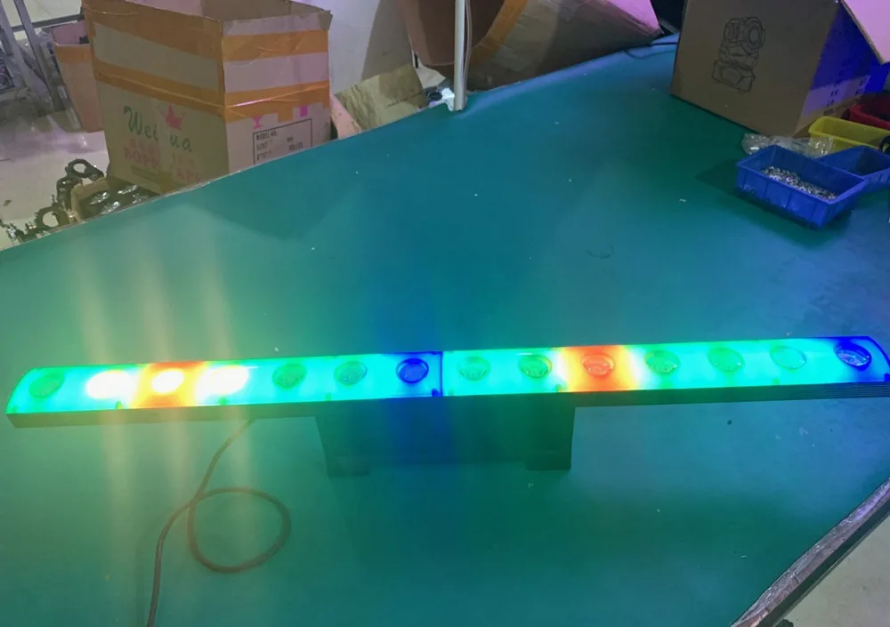 Светодиодный луч и стирка 2в1 светодиодный светильник 12x5 Вт RGB 3в1 теплый белый 72 шт. RGB 3в1 SMD 5050 Светодиодный дежурное освещение DMX dj disco