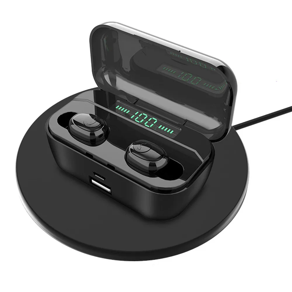G6S TWS 5,0 Bluetooth беспроводные наушники 8D стерео наушники 3500 мАч светодиодный умный внешний аккумулятор держатель для телефона IPX7 водонепроницаемые наушники