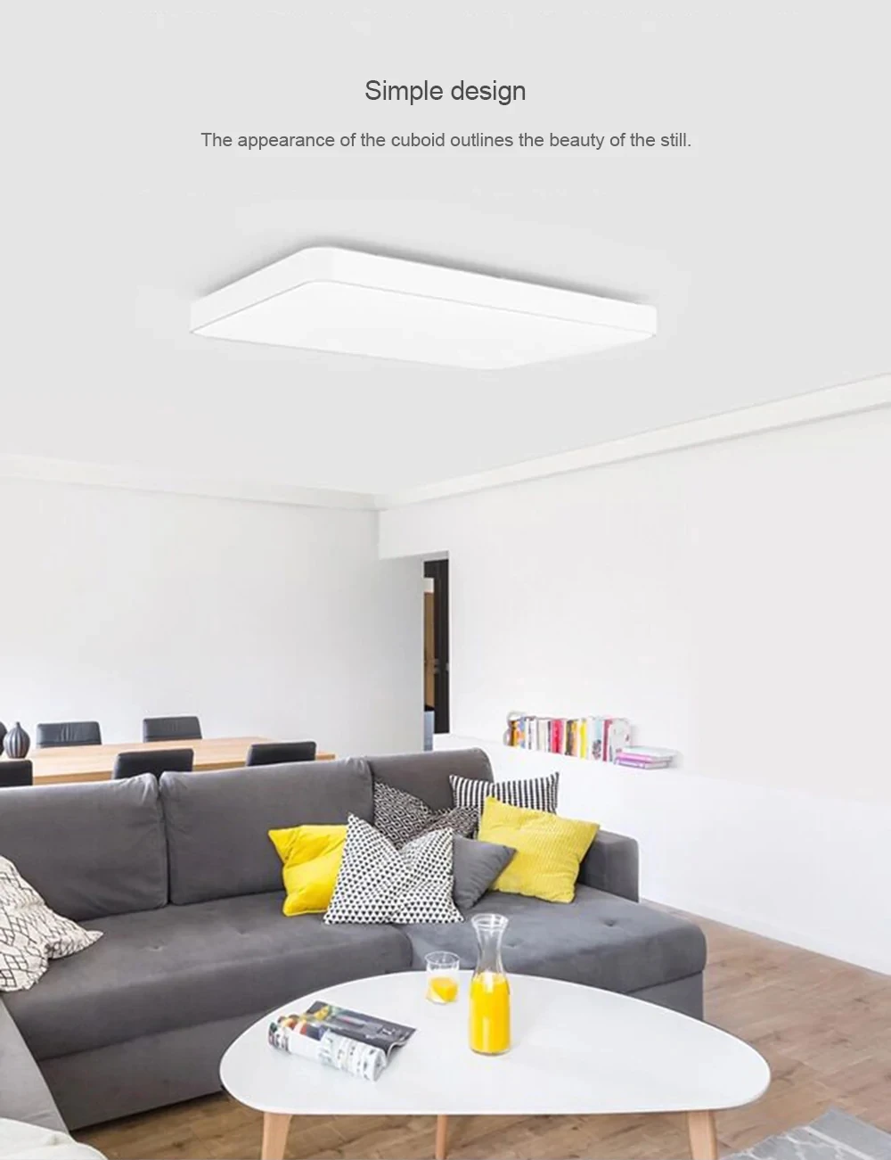 Xiaomi Yee светильник Haoshi светодиодный потолочный светильник Pro Wifi/Bluetooth/APP умный пульт дистанционного управления окружающий потолочный светильник
