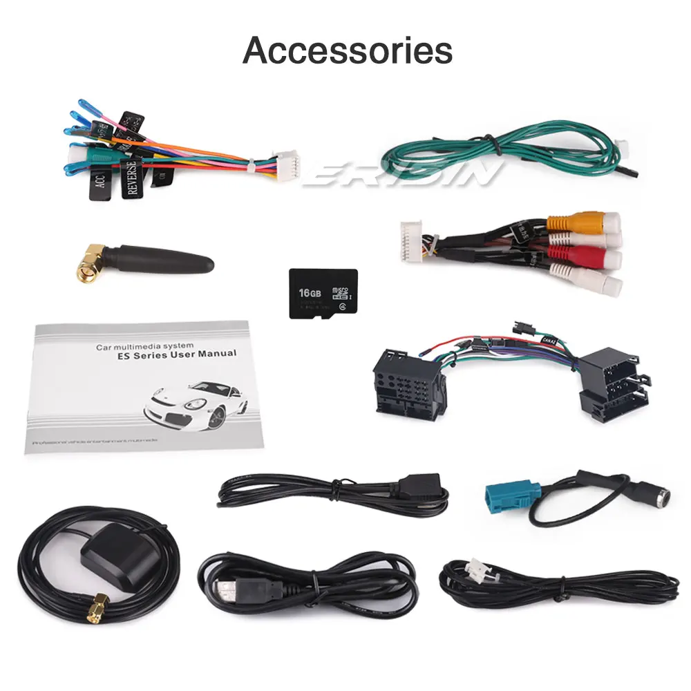 Erisin ES4821B 8 &quotAndroid 9 0 автомобильный мультимедийный плеер навигация GPS DVD