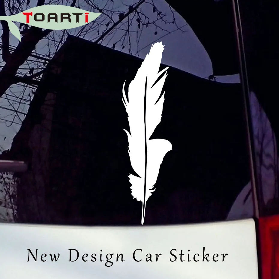 Авто стиль перо виниловая наклейка окно для стенок бампера ноутбука Родной