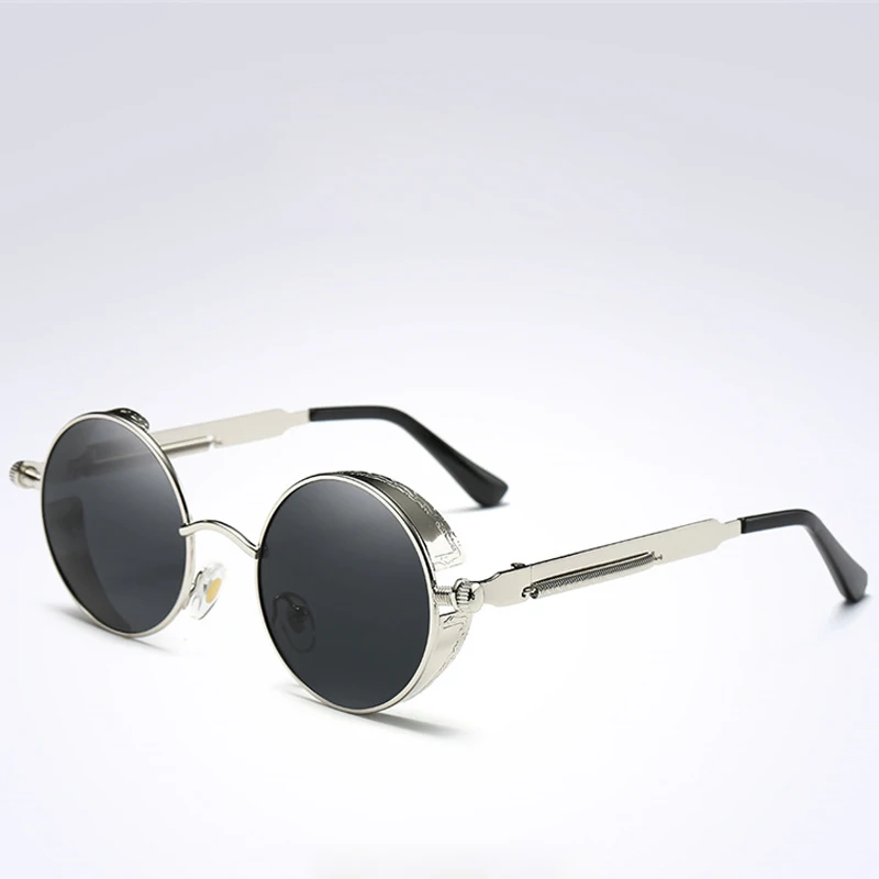 2018 Тони Старк Железный человек 3 ретро круглые металлические поляризационные