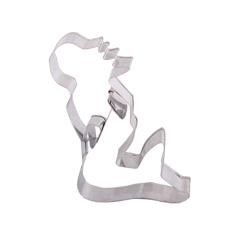 

New Mermaid DIY Cookie Cutter Stainless Steel Cake Biscuit Moulds Baking Fondant Pastry Tools for Cake Decorating