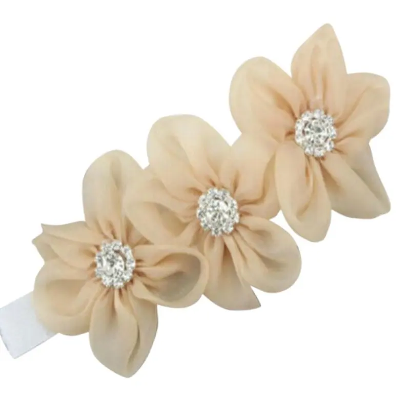 Детская повязка для волос девочек цветок милый эластичный головной убор