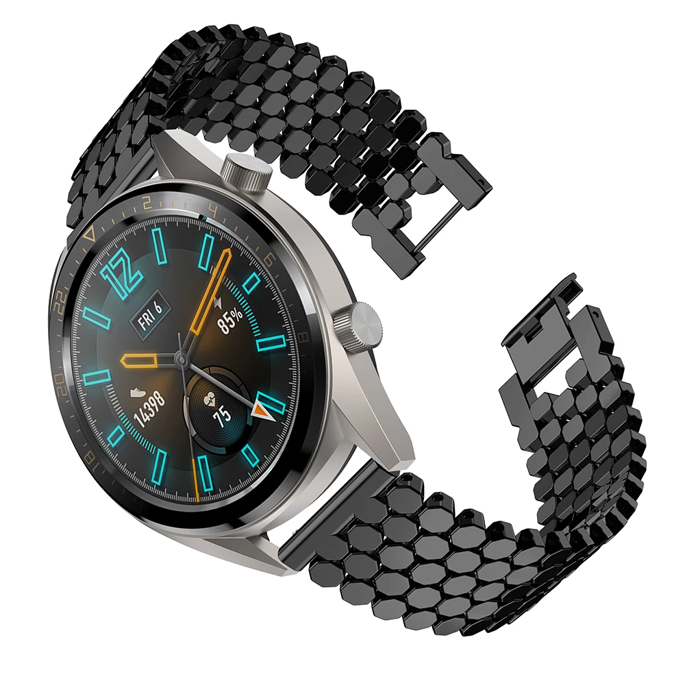 22mm strap for Samsung Gear S3/Galaxy 46mm smart watch Classic/Frontier bracelet For Huawel Watch GT wristband accessories | Наручные