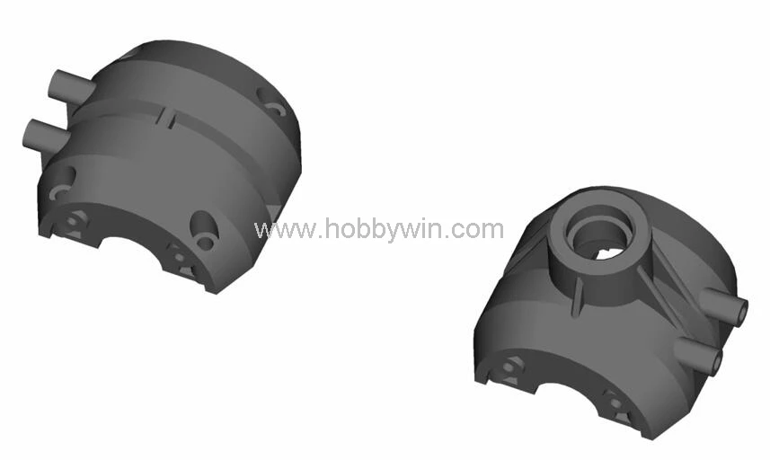 HBX часть 12709 задняя коробка передач Корпус для 1/12 RC модель багги автомобиль