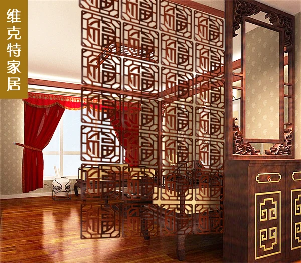 

solid wood modern tiles minimalist living room Partition shield entrance wall hanging bedroom folding wall panels decorative