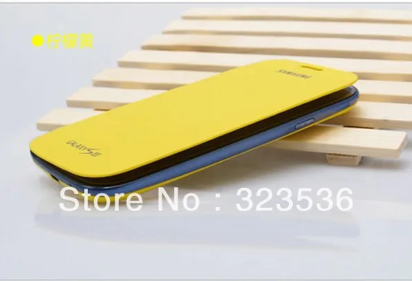 100pcs/lot New Slim Side Flip cover Leather Case for Samsung Galaxy S3 S III 3 i9300 with Retail package +DHL free shipping |