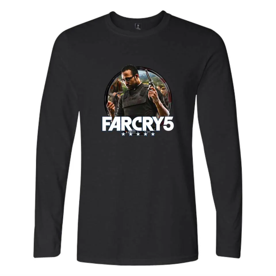 LUCKYFRIDAYF футболка с принтом &quotFar cry 5&quot Мужская популярная Футболка игровой