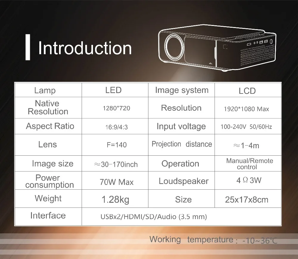 UNIC, новинка, T6, полный проектор 1080 P, Android, wifi, 3500 люмен, домашний кинотеатр, проектор, Поддержка AirPlay DLNA Miracast Proyector