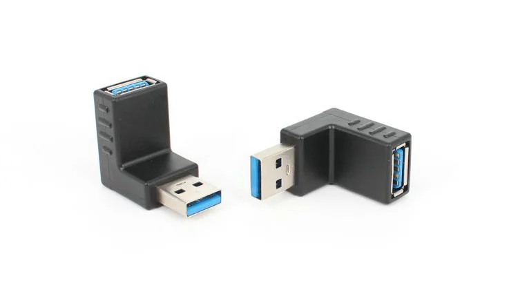 Переходник под прямым углом 90 градусов с USB 3 0 типа A папа на мама 200 шт./лот |