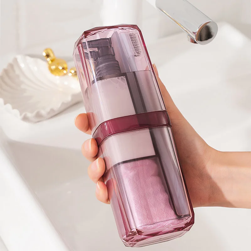 Портативный Набор чашек для мытья зубная щетка коробка держатель хранения