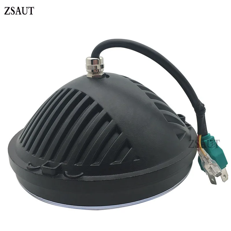 7 &quotдюймовый круглый светодиодный фонарь герметичная фара DRL Белый/янтарный свет