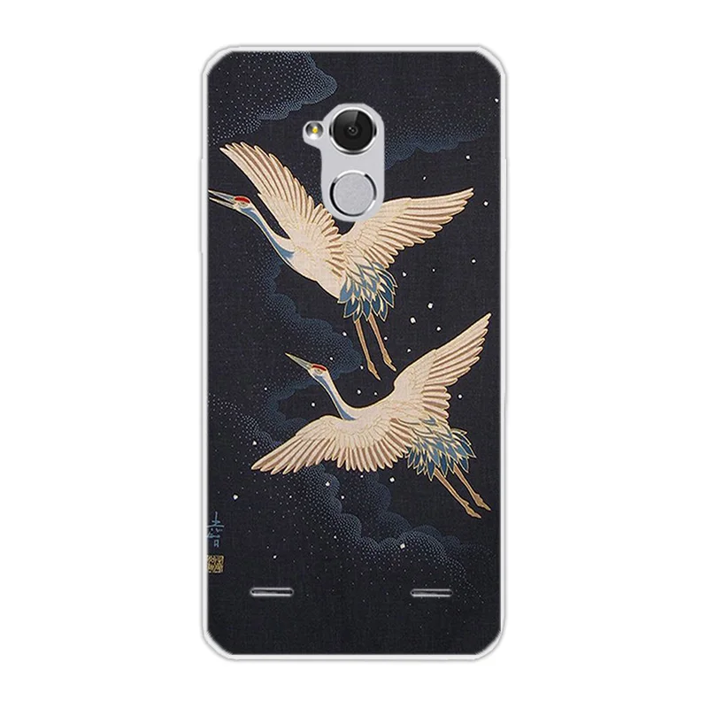 Для zte лезвие BA2/V7 удобный телефонный футляр мягкий силиконовый дизайн декорации прозрачный TPU для zte BA2 задняя крышка для zte V7Lite Fundas Capa