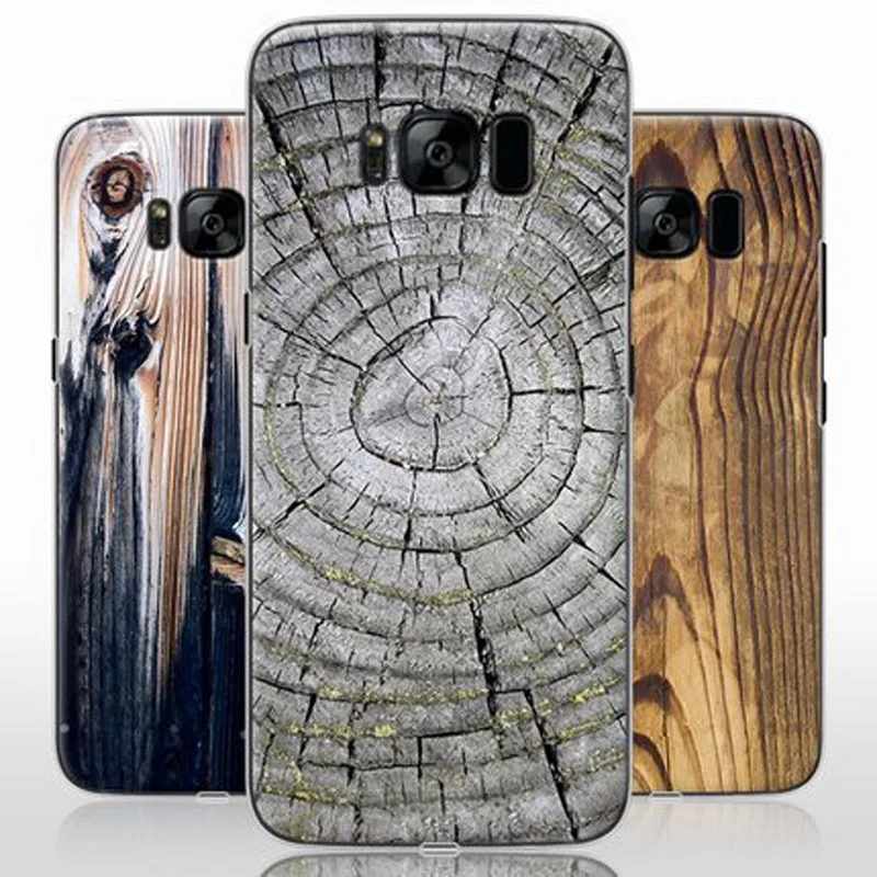 Для Samsung Galaxy S8 Plus S8Plus чехол для телефона ультра тонкий Деревянный Жесткий +