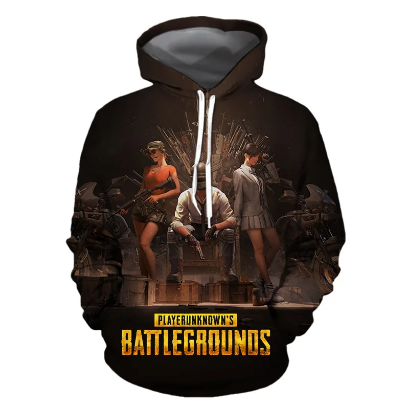 PUBG мужской и женский костюм игра толстовки Косплей осень европейский