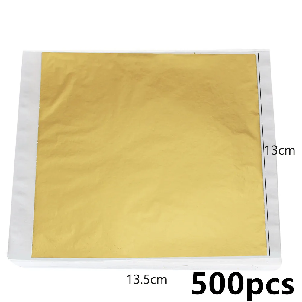 500 шт захватывающий тайваньский K блестящий имитация золотого листа позолота