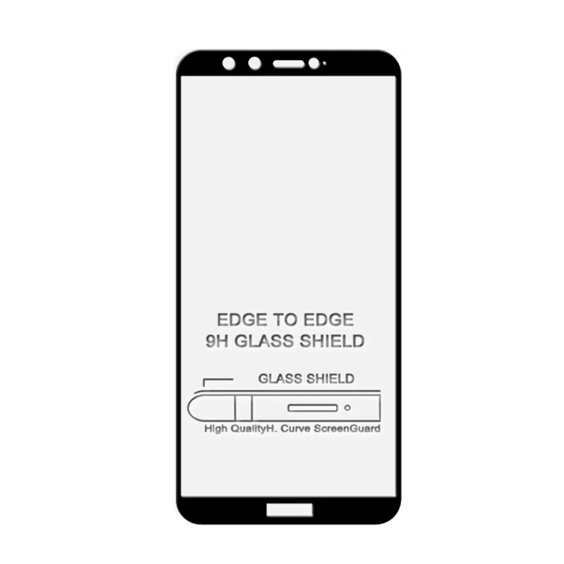 Honor 9 lite -Black Закалённое защитное стекло на huawey huawei honor 9 Lite Размер дисплея 5.65" стекло защита экрана пленка стекла закаленное стекло на хуавей хонор 9 лайт полный экран защитный tempered glass screen protector - Цвет: Honor 9 lite -Black
