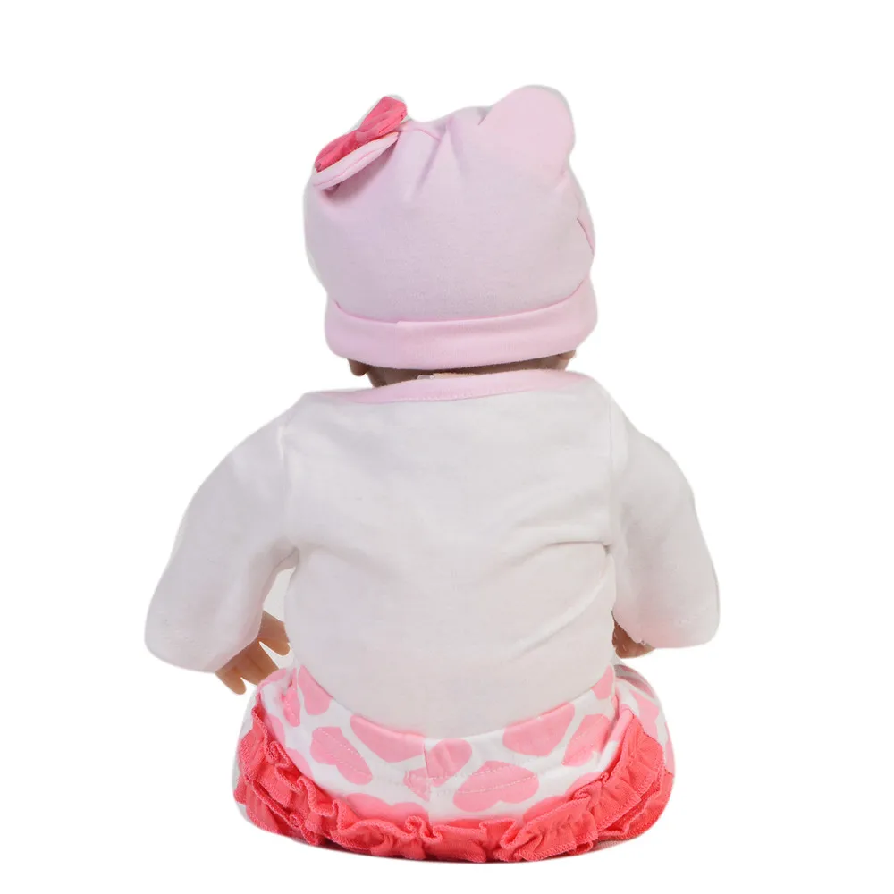 Силиконовые виниловые куклы reborn girl 1" 43 см bebes reborn menina bonecas новорожденный малыш живая кукла подарок для ребенка