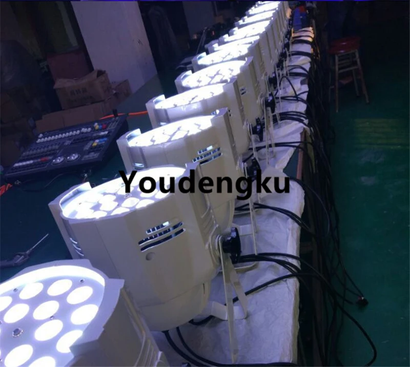 20 шт. 18x10 Вт led par light rgbw 4in1 dj набор zoom | Лампы и освещение