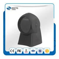 usbrs232 cmos imaging sensor 1d2d desktop barcode scanner hs7301 black color