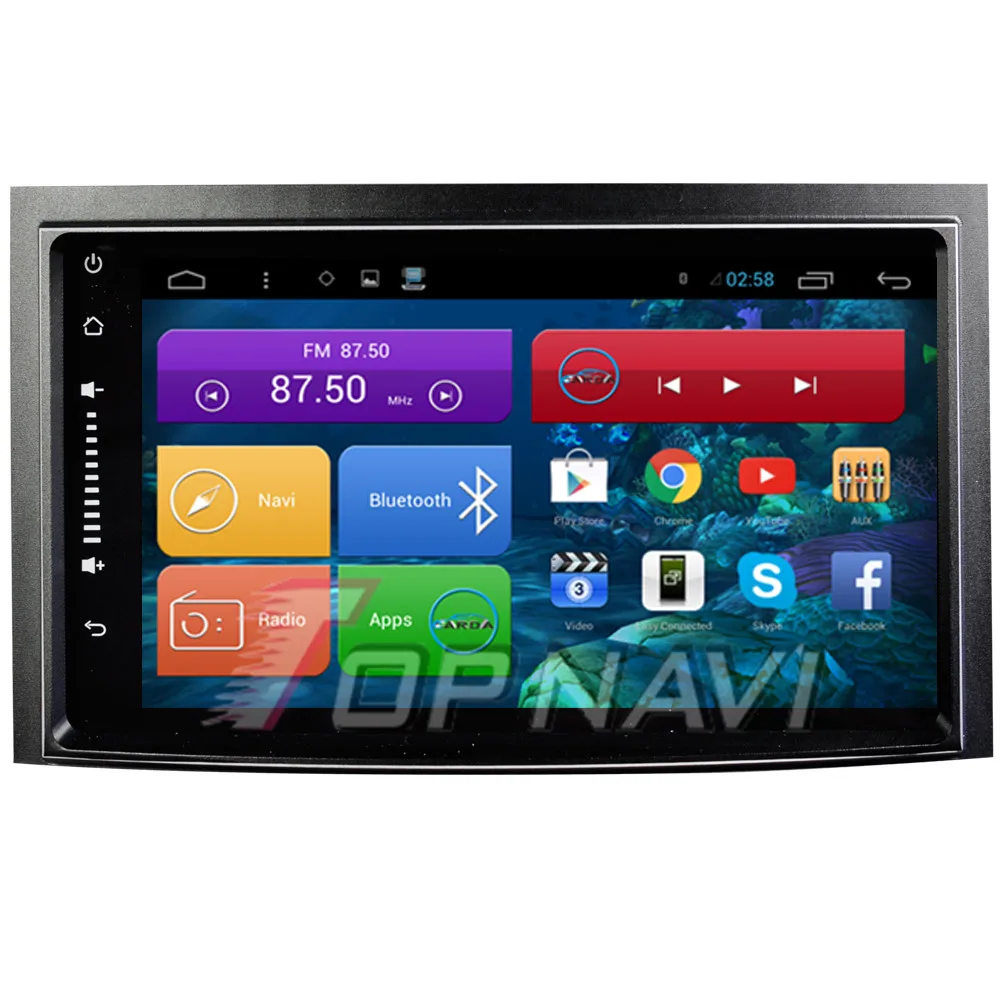 Автомобильный GPS навигатор Topnavi 8 дюймов четырехъядерный Android 6 0 для Toyota Venza 2009 2010