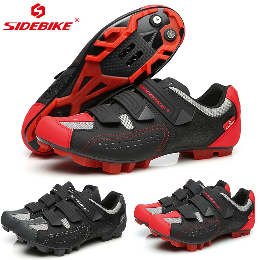 SIDEBIKE NEW Racing Shoes Men's Cycling Shoes Road Bike Shoes Mountain Bike Bicycle MTB Shoes Reflective Cycle Sneaker Triathlon