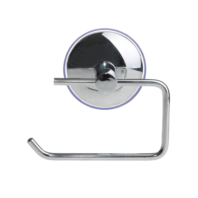 

Durable New Stainless Steel Toilet Roll Tissue Paper Holder +Suction Cup Bathroom Tool Hardware Paper Racks
