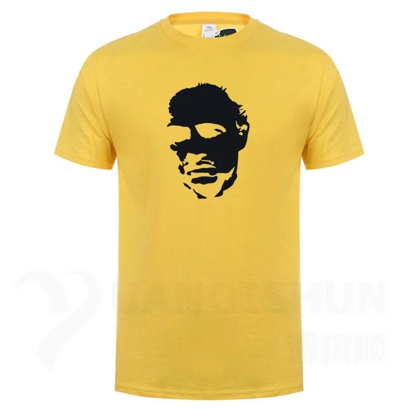 Yellow 2 Горячая Распродажа, модная мужская футболка с героями фильма «Крестный отец мафия», футболка с изображением знаменитостей, модная футболка с короткими рукавами и круглым вырезом - Цвет: Yellow 2