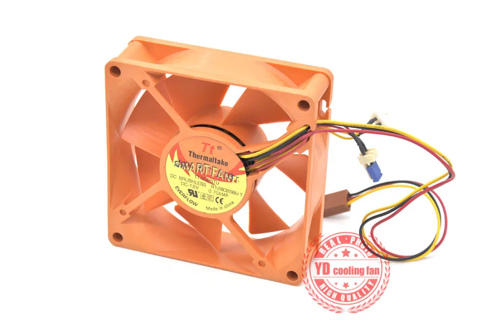 Вентилятор охлаждения для EVERFLOW Thermaltake TT TT8025TU 8025 12 в шарикоподшипник 8 см|cooling fan|fan