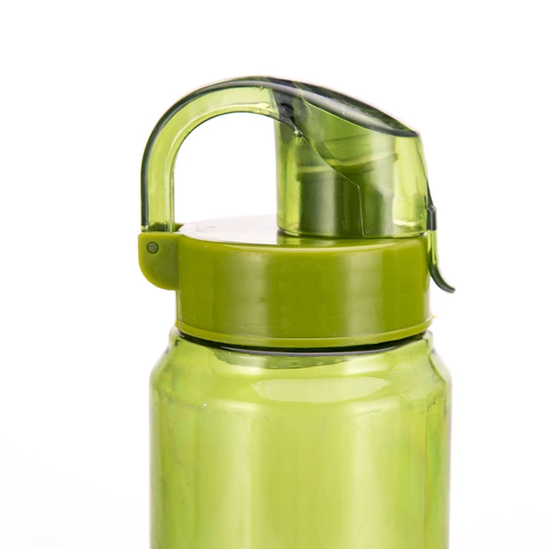 Моя бутылка 800 мл с подарочным пакетом пластиковая для воды спортивная лимонный
