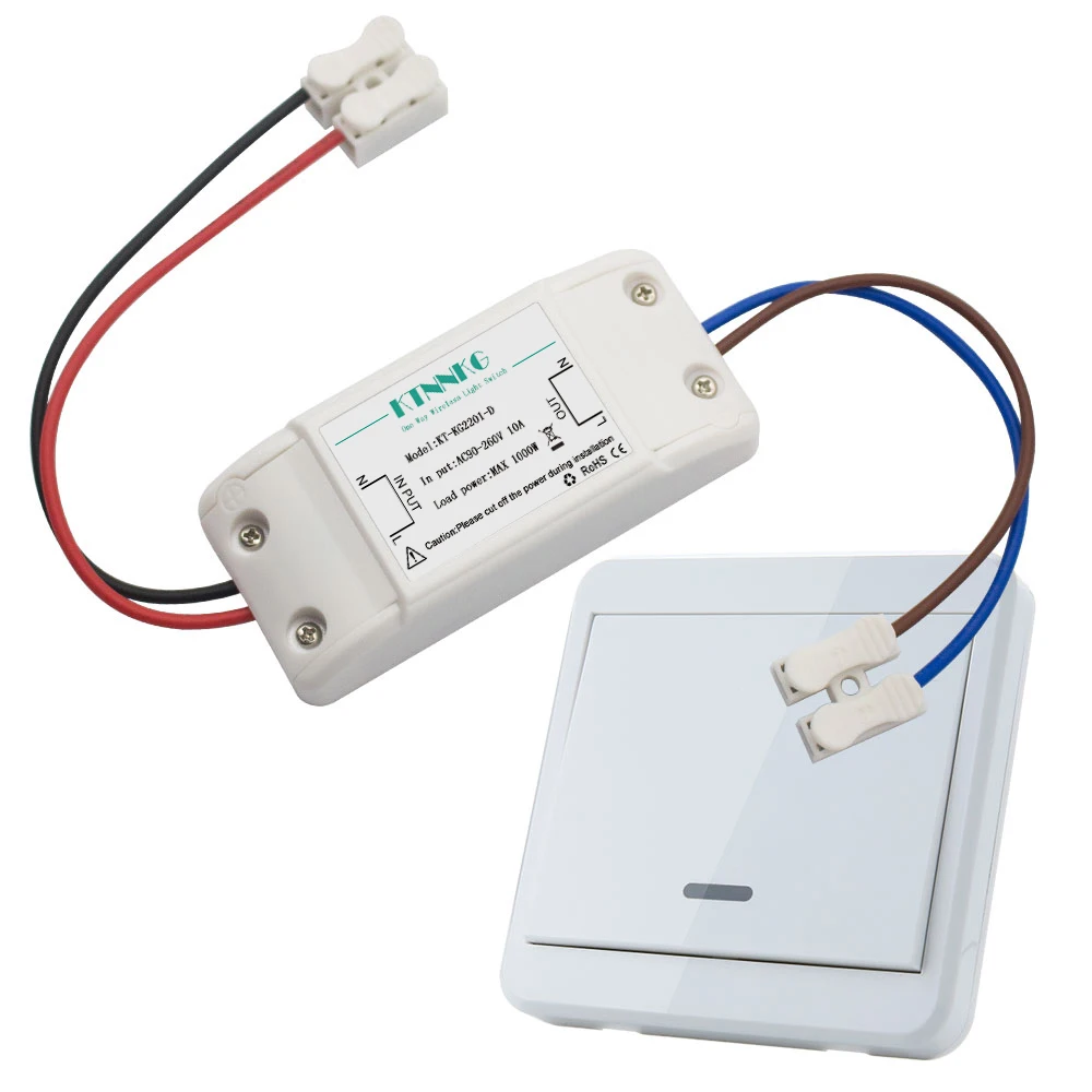 Настенная лампа безопасности Sans Fil освещение и тип 86 433 МГц RF AC 110 В 220 В|Пульты ДУ| |